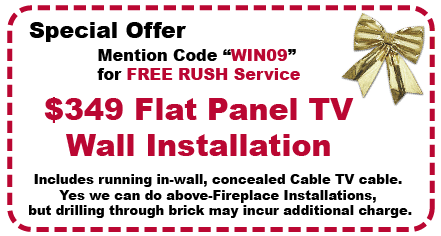 Television LCD Plasma Installation Dallas
